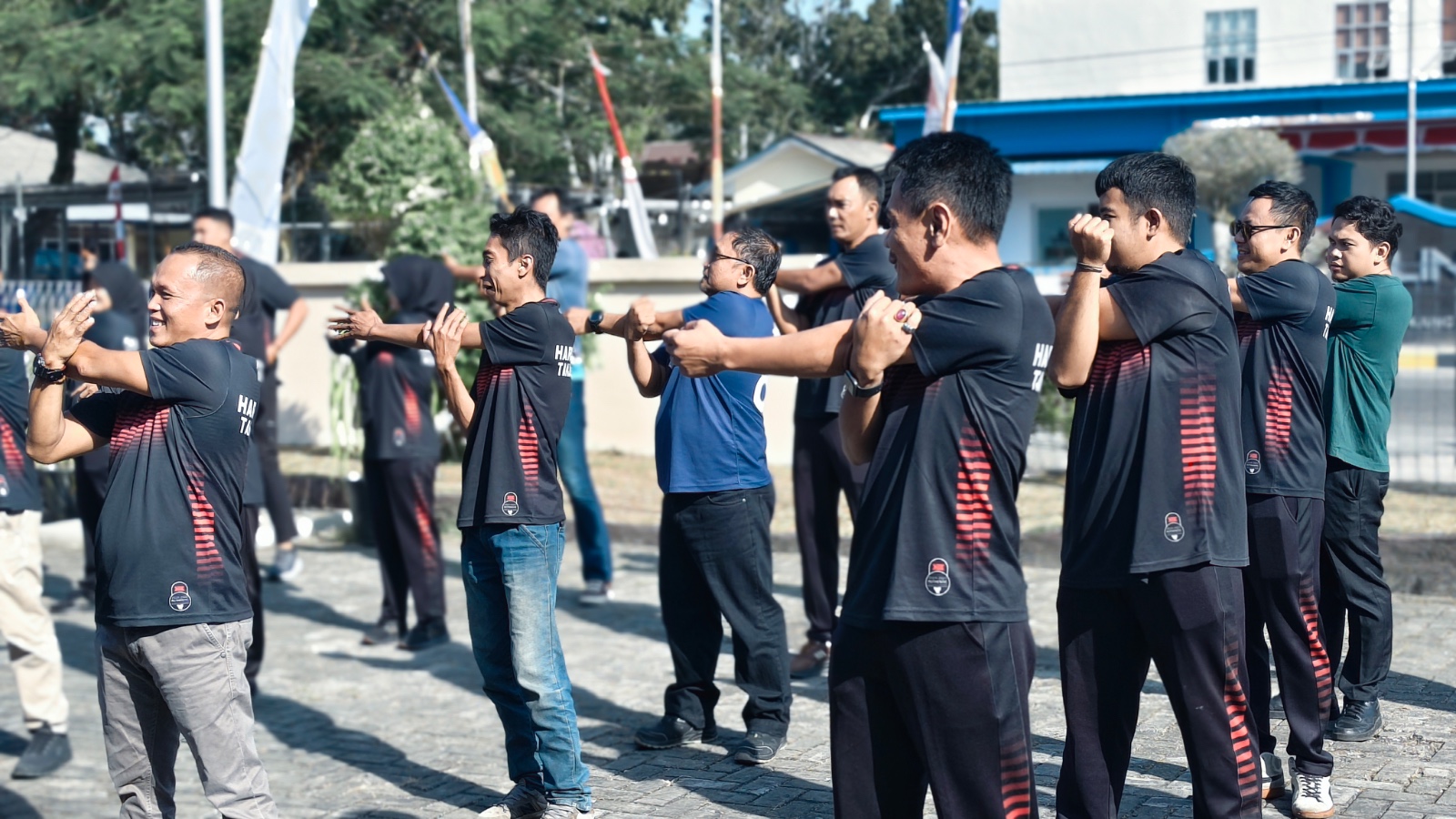 Jaga Kebugaran dan Tingkatkan Kebersamaan, KSOP Kelas IV Tanjung Pandan Gelar Senam Jumat